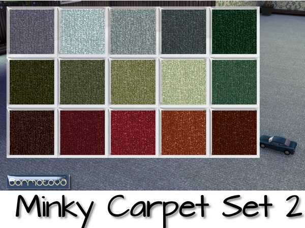 Sims 4 — Minky Carpet Set 2 by abormotova2 — Set 2 of Minky Carpets which include 15 different shades