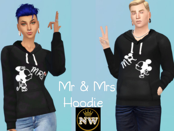 Sims 4 — Mr & Mrs Pullover Set by Naddiswelt — Mesh by ME :