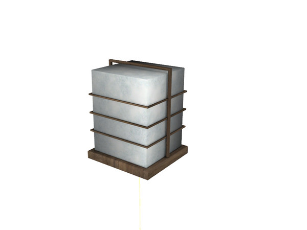 Sims 4 — Kayo Outdoor Light by Angela — Kayo Outdoor Light, Wood and ricepaper outdoorlight. Made by Angela@TSR (2016) 