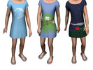 Sims 4 — Girls Nightgown Recolour - Get Together needed by Suzyb72 — This is a Nightgown I recoloured from a simple dress