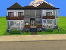 Sims 4 — Modern Rustic Family Home by MusieDella — This two story house features three bedrooms and two bathrooms on the