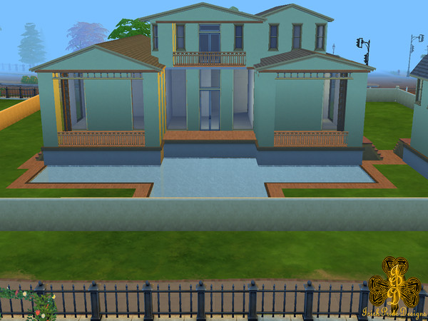 Sims 4 — Windham Manor by Irish Pride — Modern style meets luxurious living at Windham Manor! This beautiful 3 bed 4 bath