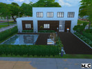 Sims 4 — Choco Vanilla - Modern House by Cly_Maxy — This spectacular four-bedroom contemporary house offers dynamic