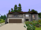 Sims 3 — Modern Brown Craftsman by Desolate_Simmer — .This house was, specifically, meant for a family of 6-9. The kid's