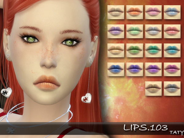 Sims 4 — [Ts4]Taty_Lips_103 by tatygagg — - Female - Human, Alien - Teen to Elder