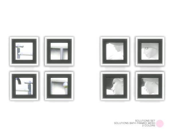 Sims 4 — Solutions Bath Framed Mesh by DOT — Solutions Bath Framed Mesh by DOT of The Sims Resource
