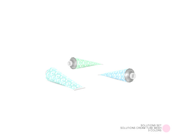Sims 4 — Solutions Cream Tube Mesh by DOT — Solutions Cream Tube Mesh by DOT of The Sims Resource