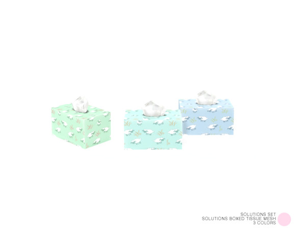 Sims 4 — Solutions Boxed Tissue Mesh by DOT — Solutions Boxed Tissue Mesh by DOT of The Sims Resource