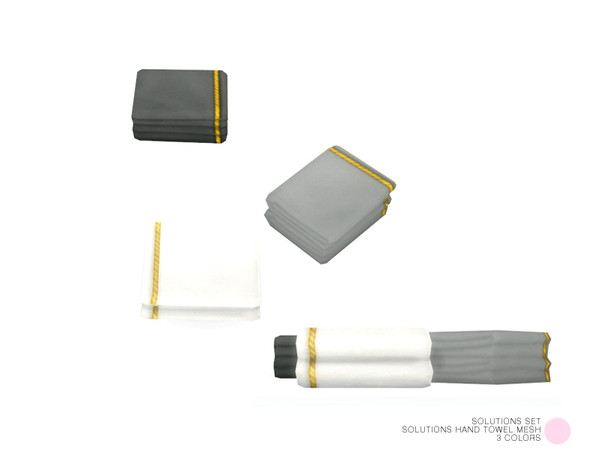 Sims 4 — Solutions Hand Towel Mesh by DOT — Solutions Hand Towel Mesh by DOT of The Sims Resource