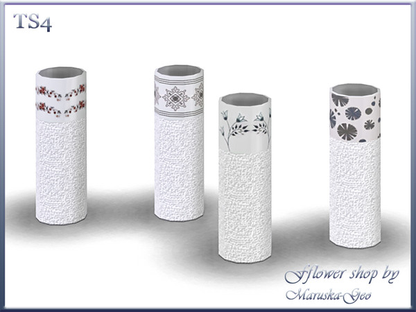 Sims 4 — M-Geo Fflower shop vase 5 by Maruska-Geo — Maruska-Geo Fflower shop vase 5