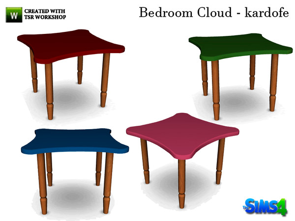 Sims 4 — kardofe_Bedroom Cloud_Table by kardofe — Practice table for children, serves the same room to do homework, play