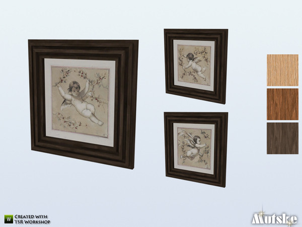 Sims 4 — Aria Painting Angel by Mutske — This Painting is part of the Aria Living. Made by Mutske@TSR. 