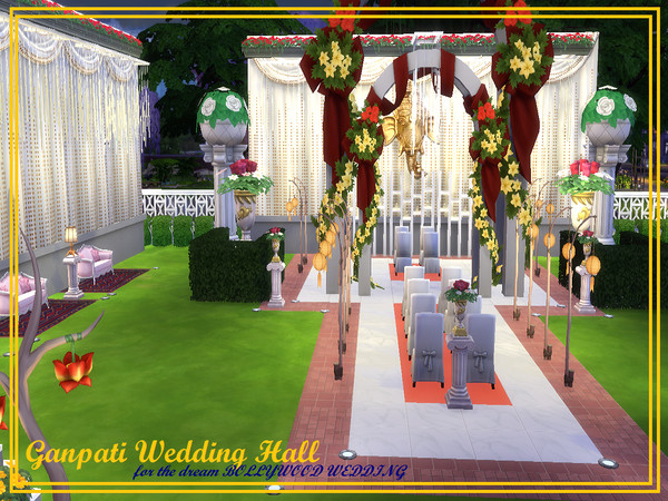 Sims 4 — Ganpati Wedding Hall by SouvikSur — Set up by the INDIAN SIM ASSOCIATION OF NEWCREST, this is the utmost PAGE-3