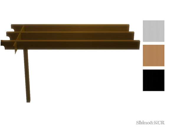 Sims 4 — Outdoor 2016 - Awning Corner left 4 m by ShinoKCR — Part of the Gazebo Category: Sulptures