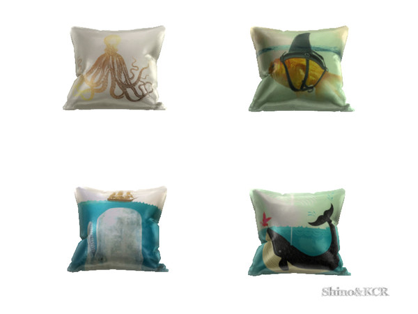 Sims 4 — Outdoor 2016 - Pillow2 by ShinoKCR — Pillow with bright silky Fabric