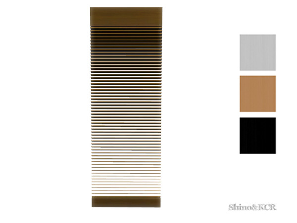 Sims 4 — Outdoor 2016 - Wood Wall open  by ShinoKCR — Part of the Wooden Walls for Gazebo, open on both sides Category: