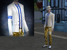 Sims 4 — MJ Smooth Criminal Tuxedo by Darylnooboo — Michael Jackson's Smooth Criminal Outfit for your sims. Tribute to
