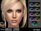 Sims 4 — The Sims 4. Abigail Lenses by Tankuz. by Tankuz2 — PACKAGE Standalone Non default Child to Elder Female / Male