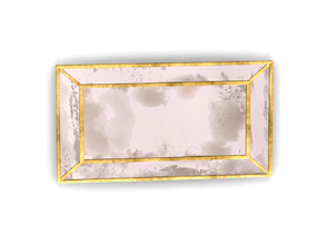 Sims 4 — Keiran Wall Mirror by sim_man123 — An old gold leaf mirror. The glass needs some cleaning, but that's part of