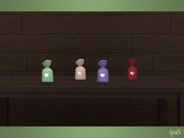 Sims 4 — Small Bag by soloriya — Cute small bag with a heart. 4 color variations. Part of Bon Appetit set. Category: