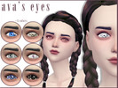 Sims 4 — Ava's Eyes (Eye mask) by Novem — Creepy eyes for your demoniac/possessed sims! :') - New item (eye mask) found