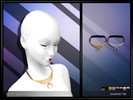 Sims 4 — Selene Necklace by MrDapo — Selene Necklace T/A/E No Random Allowed 8 colors - Custom Specular and Normal Map -