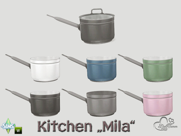Sims 4 — Kitchen Clutter Mila Cook Pot v3 by BuffSumm — Part of the *Kitchen Clutter Mila* Created by BuffSumm @ TSR