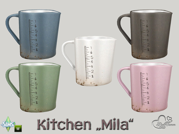 Sims 4 — Kitchen Clutter Mila Measure Pot by BuffSumm — Part of the *Kitchen Clutter Mila* Created by BuffSumm @ TSR