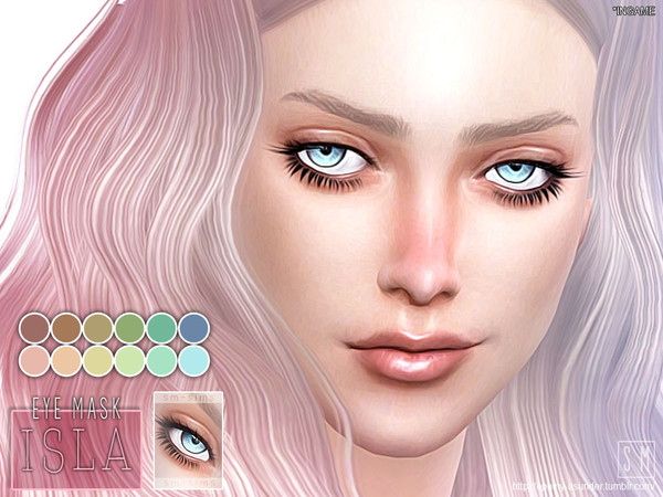 Sims 4 — [ Isla ] - Eye Mask by Screaming_Mustard — A set of fantasy themed colorful eyes for males and females. For