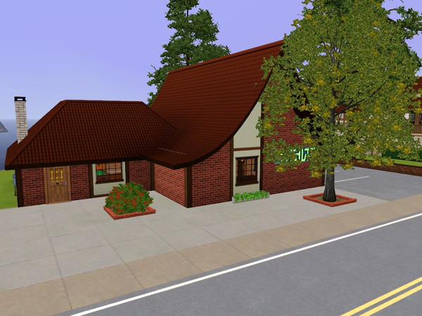 Sims 3 — Eastern Pub by joaomsaguiar2 — An eastern themed pub for your sims. This small oriental themed bar includes a