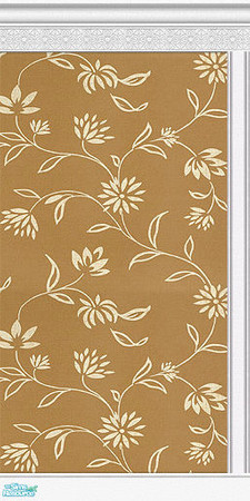 Sims 2 — Waterlilies Wallpapers - 06 by elektra274 — 6 of 15 papered walls designed to coordinate with my
