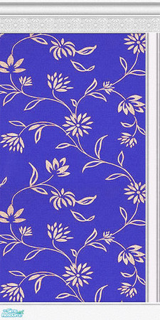 Sims 2 — Waterlilies Wallpapers - 03 by elektra274 — 3 of 15 papered walls designed to coordinate with my