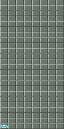 Sims 2 — Spring by the Sea Tile Wall 4 by ImmeK — Dark grey wall tiles for your sims' favourite bathroom.