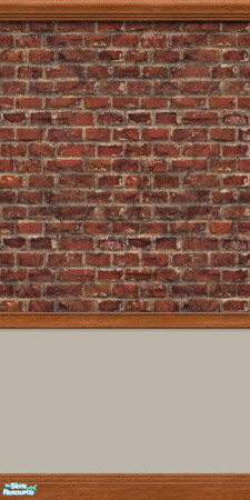 Sims 2 — Studio Brick Paste White Paint by titanicbrittanic — This set was made with various Maxis components to create a