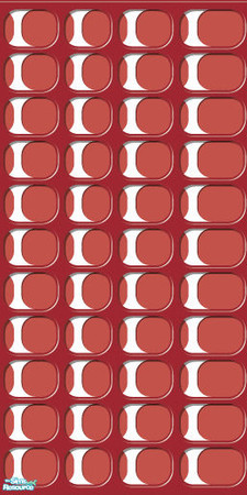 Sims 2 — Studio K Plastikos - Maroon by StudioKhagerks — 28 colors total. Can be found under Wallpapers. Coordinates with