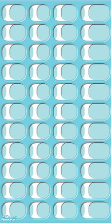 Sims 2 — Studio K Plastikos - Aqua Blue by StudioKhagerks — 28 colors total. Can be found under Wallpapers. Coordinates
