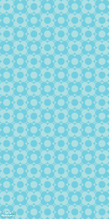 Sims 2 — Studio K Petite Posie - Aqua Blue by StudioKhagerks — 28 colors total. Can be found under Wallpapers.