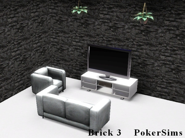 Sims 3 — PokerSims - Brick 3 by PokerSims — - type: masonry - recolorable palettes: 1