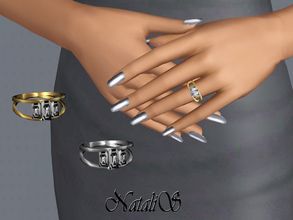 Sims 3 — NataliS TS3 Baguette crystals engagement  ring  by Natalis — Baguette crystals engagement ring for left hand.