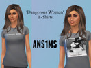 Sims 4 — Ans1ms- Dangerous Woman Top by ans1ms — 2 dangerous woman tops for teen,adult,elder The mesh had to be made