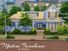 Sims 4 — Modern Farmhouse by Ariasims — beautiful new farmhouse styled home perfect for a small family. Has plenty of