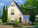 Sims 4 — English Dream by Ariasims — Small, Quaint home perfect for a couple. includes a spacious main floor with an
