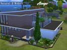Sims 4 — Natural & Modern_ NO CC by Alonpc — (NO CC) Modern and simple building lot, concentrated in the interior