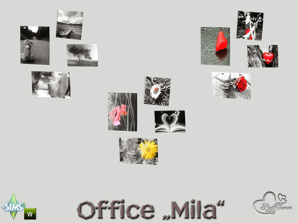 Sims 4 — Office Mila Painting v2 by BuffSumm — Part of the *Mila Office* http://www.thesimsresource.com/artists/BuffSumm
