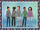 Sims 4 — Fancy drops shirt for kids by _DiamondIce — A unisex shirt for your kids. This is a EA recolour, and the pattern