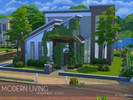 Sims 4 — Modern Living Studio Apartment by Arissaria2 — This is a modern Studio Apartment for 2+ Sims. There are no