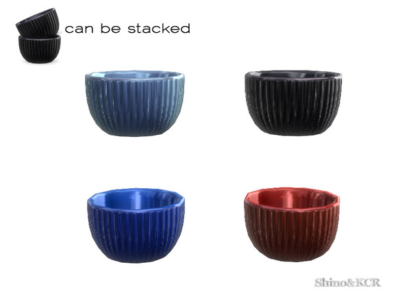 Sims 4 — Outdoor 2016 - Bowl by ShinoKCR — shiny Ceramic Dish Your Game will crash when you put more than one Bowl in it.