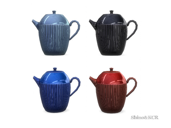 Sims 4 — Outdoor 2016 - Coffee Pot by ShinoKCR — shiny Ceramic Dish