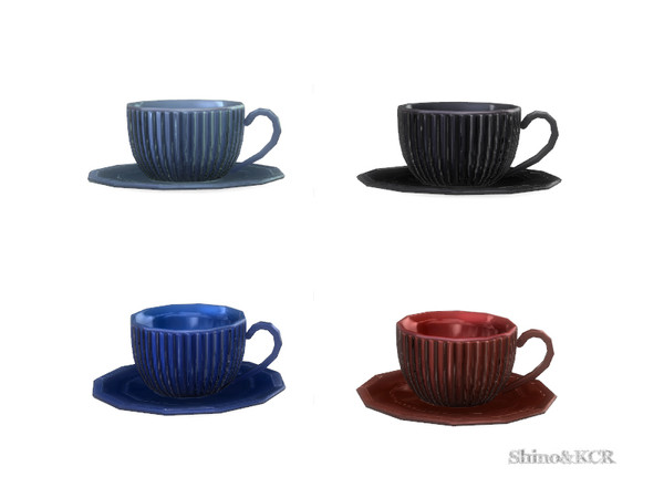 Sims 4 — Outdoor 2016 - Cup large by ShinoKCR — shiny Ceramic Tableware