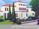 Sims 4 — Villa Gardenia  by clovess — Villa Gardenia is a Mediterranean-style villa with garden and swimming pool. The